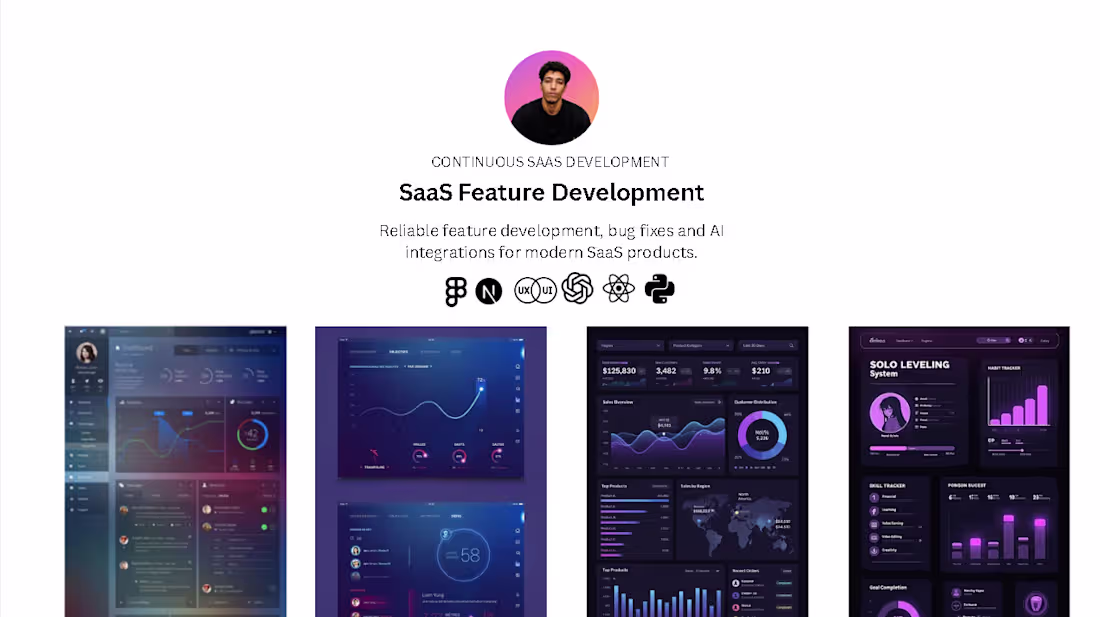 Cover image for SaaS Feature Development & Bug Fixes