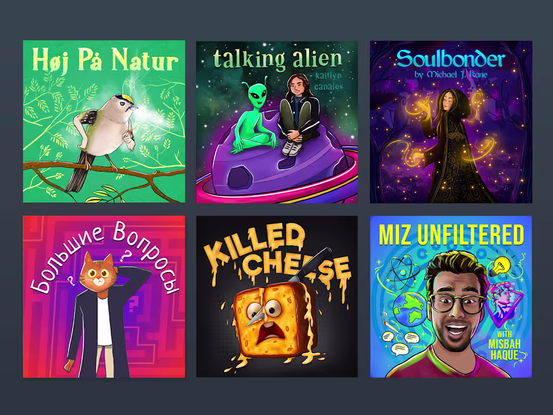 Cover image for I will design your podcast cover or podcast logo