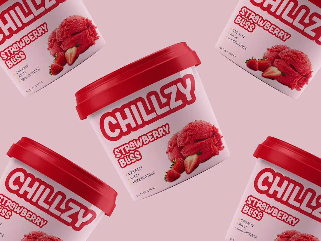 Cover image for Chillzy — Ice Cream Branding & Packaging