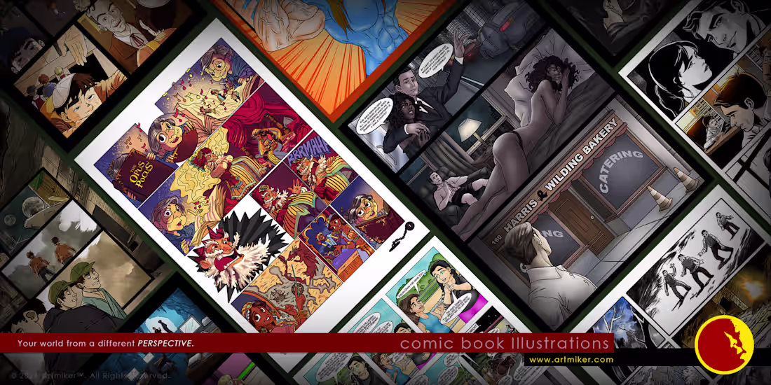 Cover image for COMIC BOOK ILLUSTRATION SERVICES