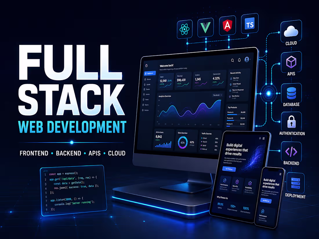 Cover image for Full Stack Web Development