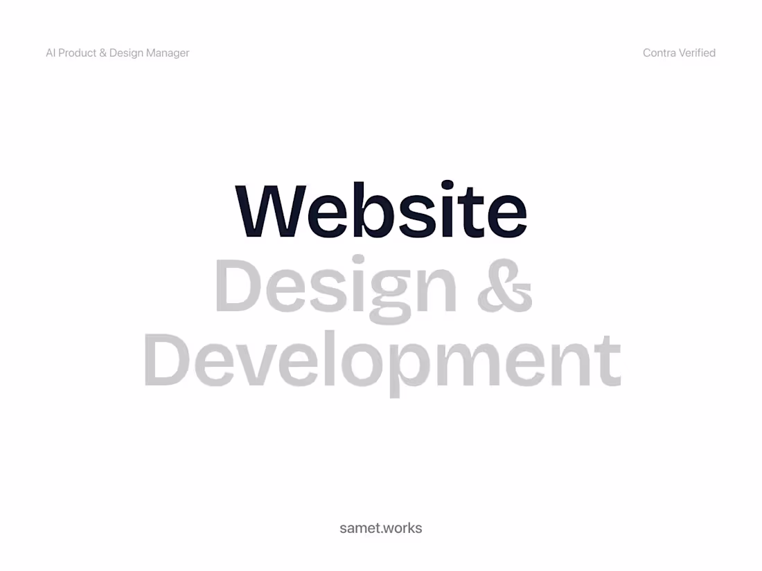 Cover image for Website Design & Development with Figma & Cursor