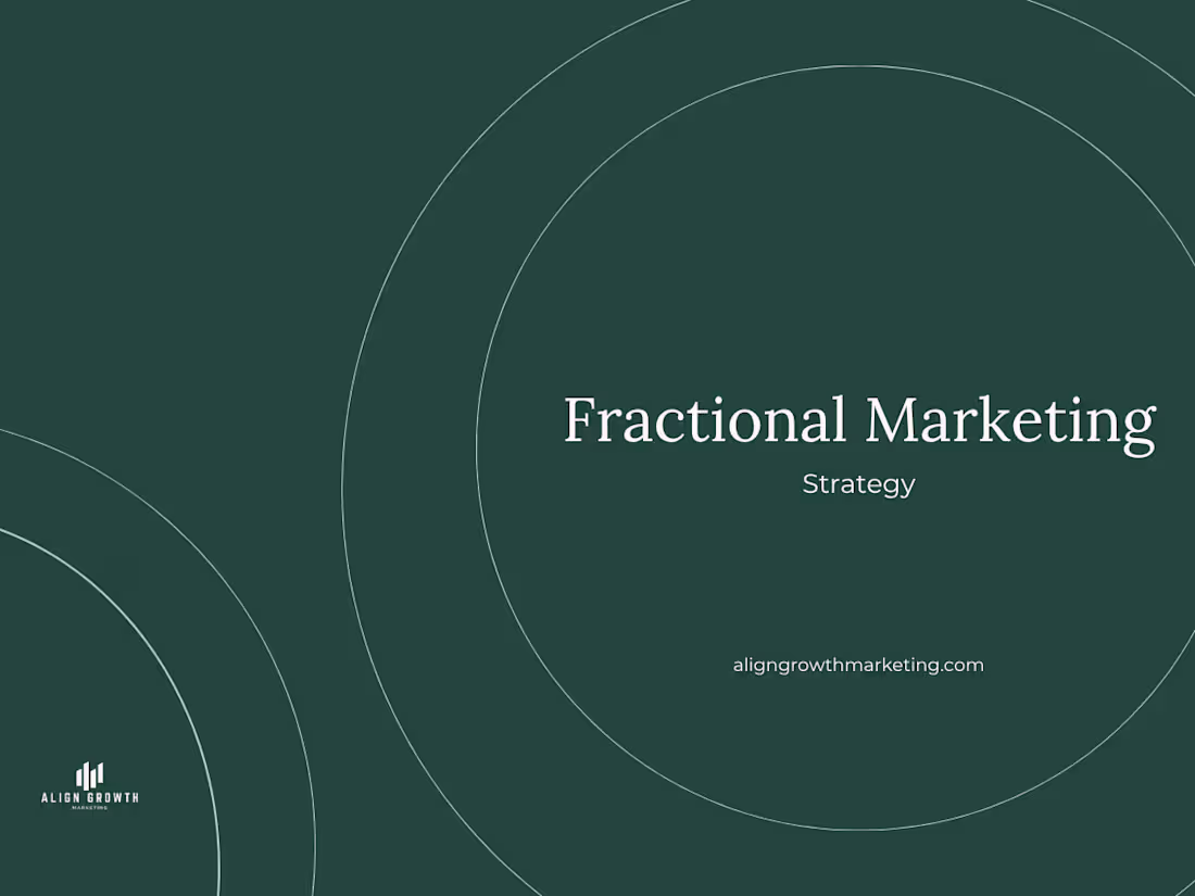Cover image for Fractional Marketing Strategy 