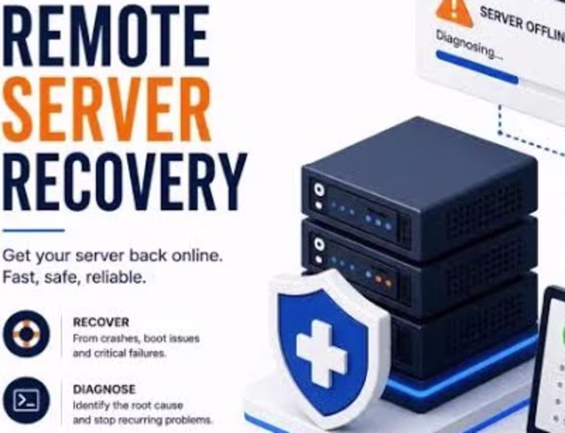 Cover image for Emergency Server Rescue & Data Recovery