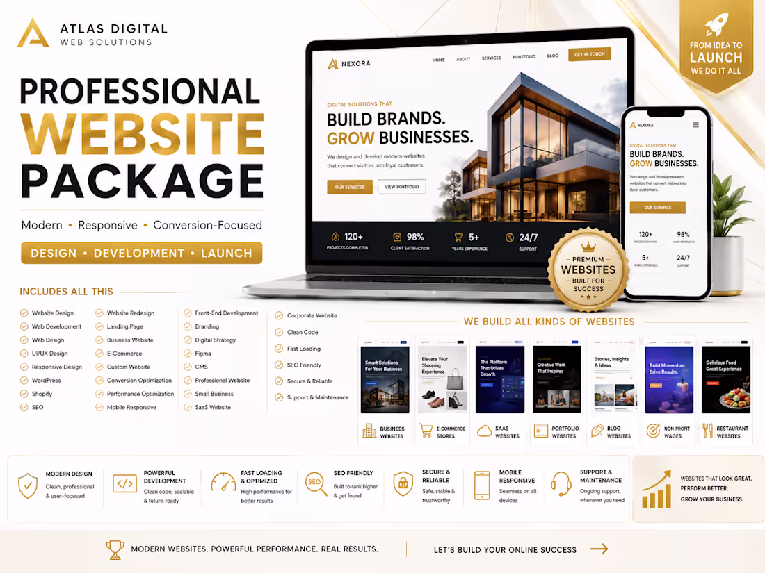 Cover image for Professional Website Package