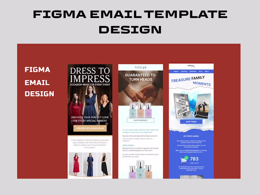 Cover image for FIGMA EMAIL TEMPLATE DESIGN