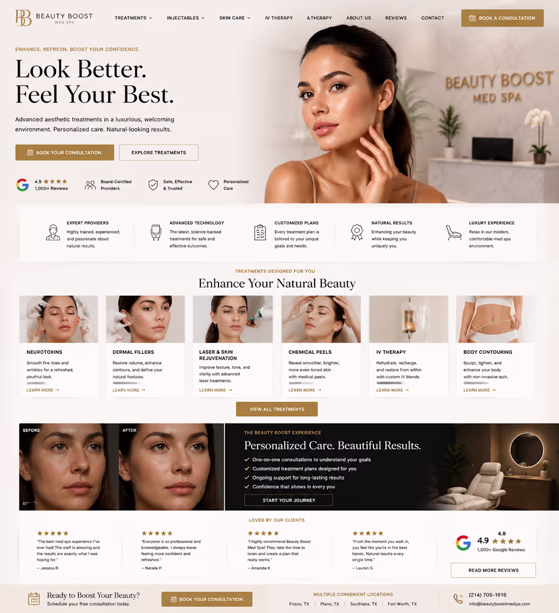 Cover image for Premium Med Spa Website Redesign