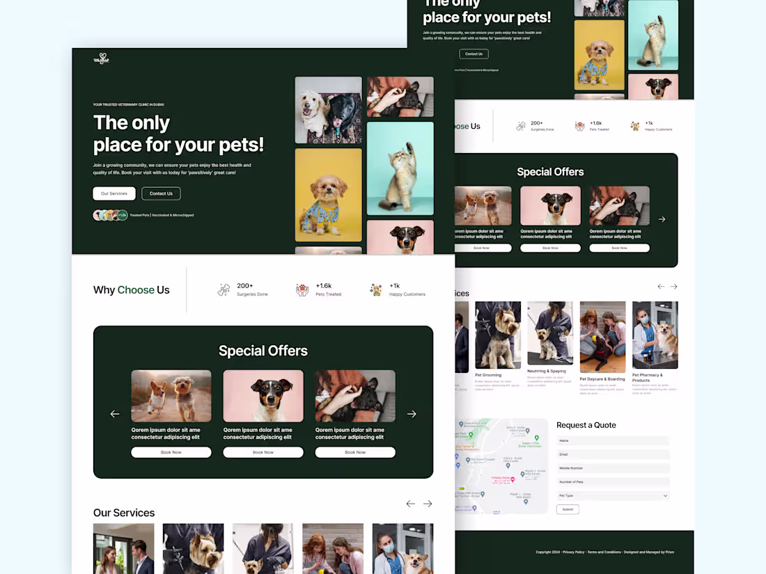 Cover image for The Hills Landing Page UI
