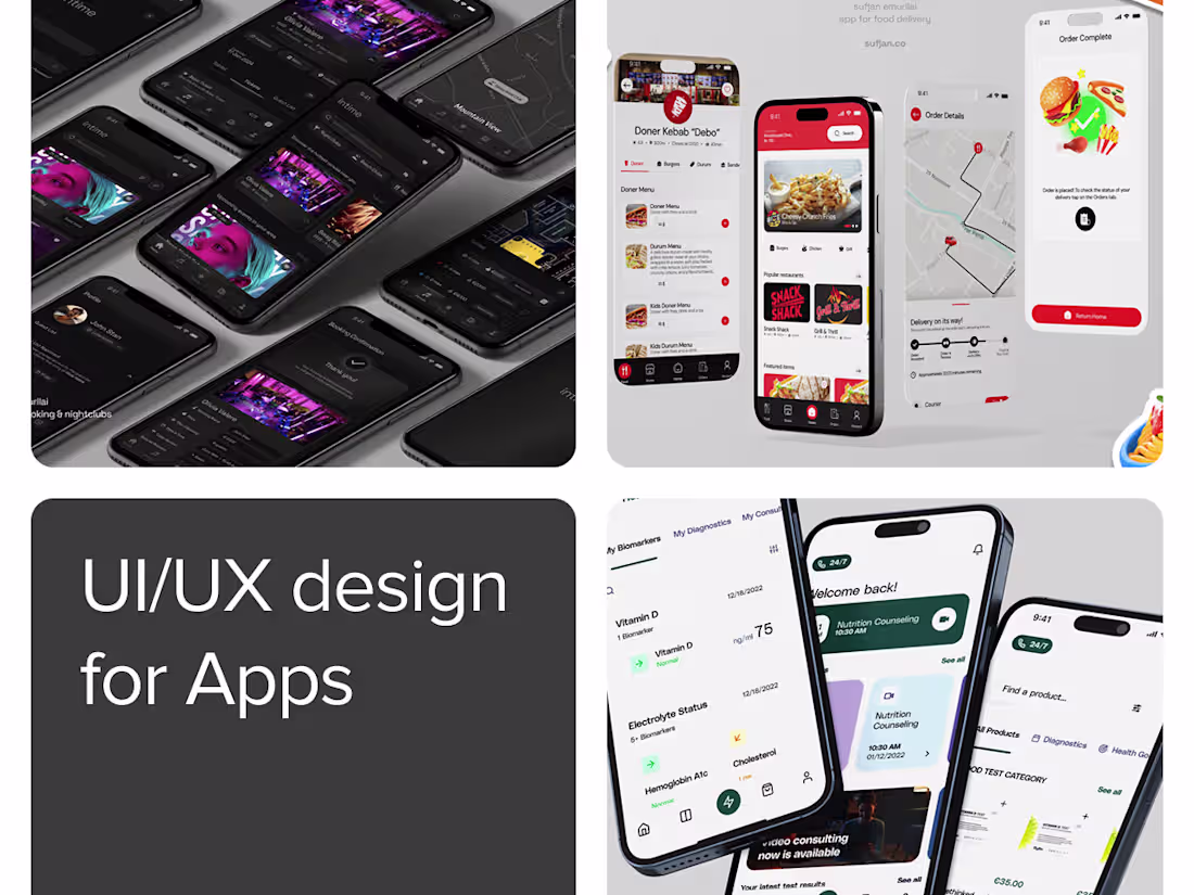 Cover image for UI/UX Designer • App, Webapp, Website Design