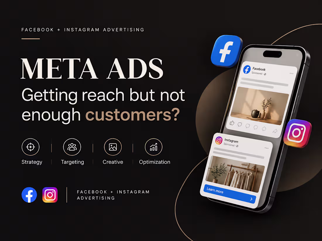 Cover image for Meta Ads Campaign Setup, Management & Optimization