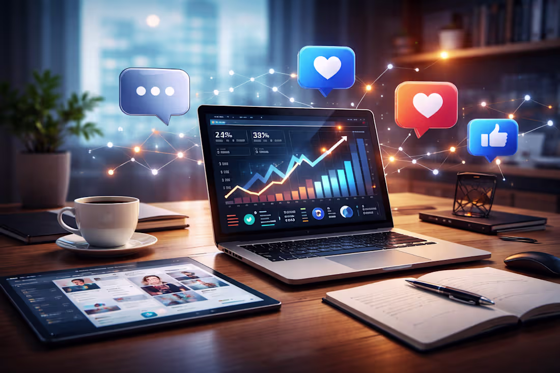Cover image for Social Media Management for Growth & Engagement (One Platform)