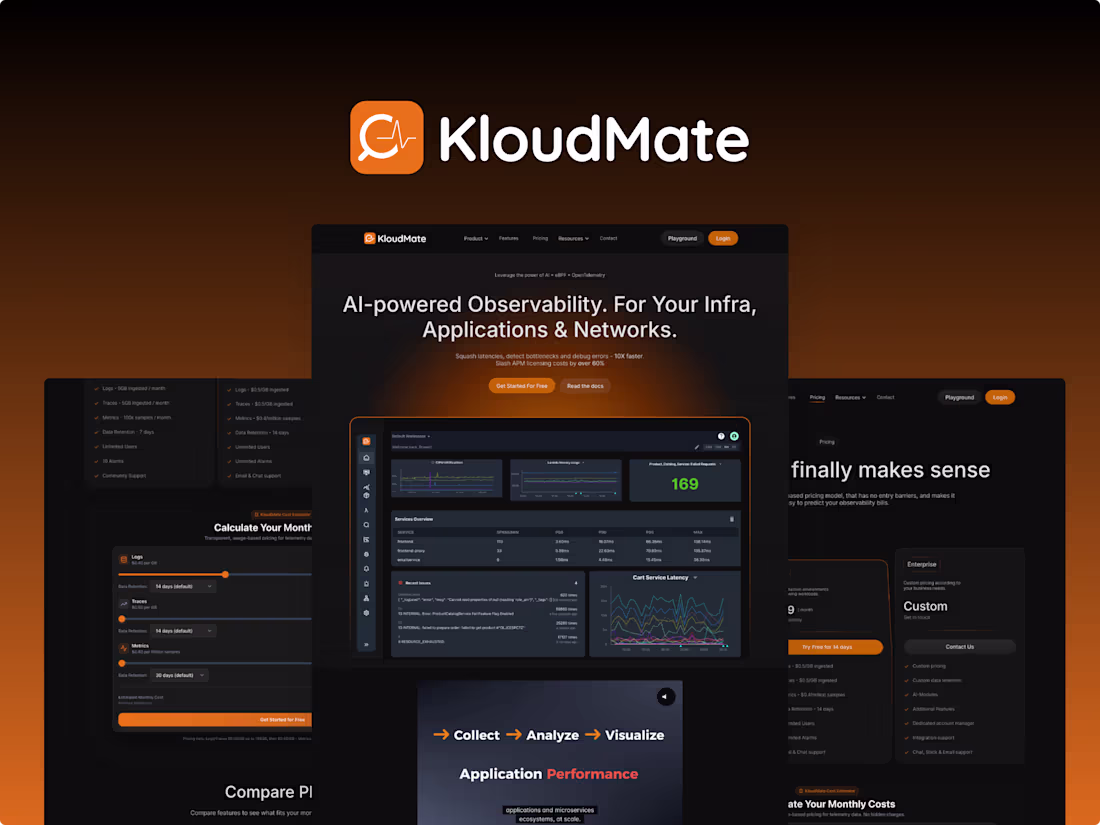 Cover image for KloudMate | Microservices Observability Platform