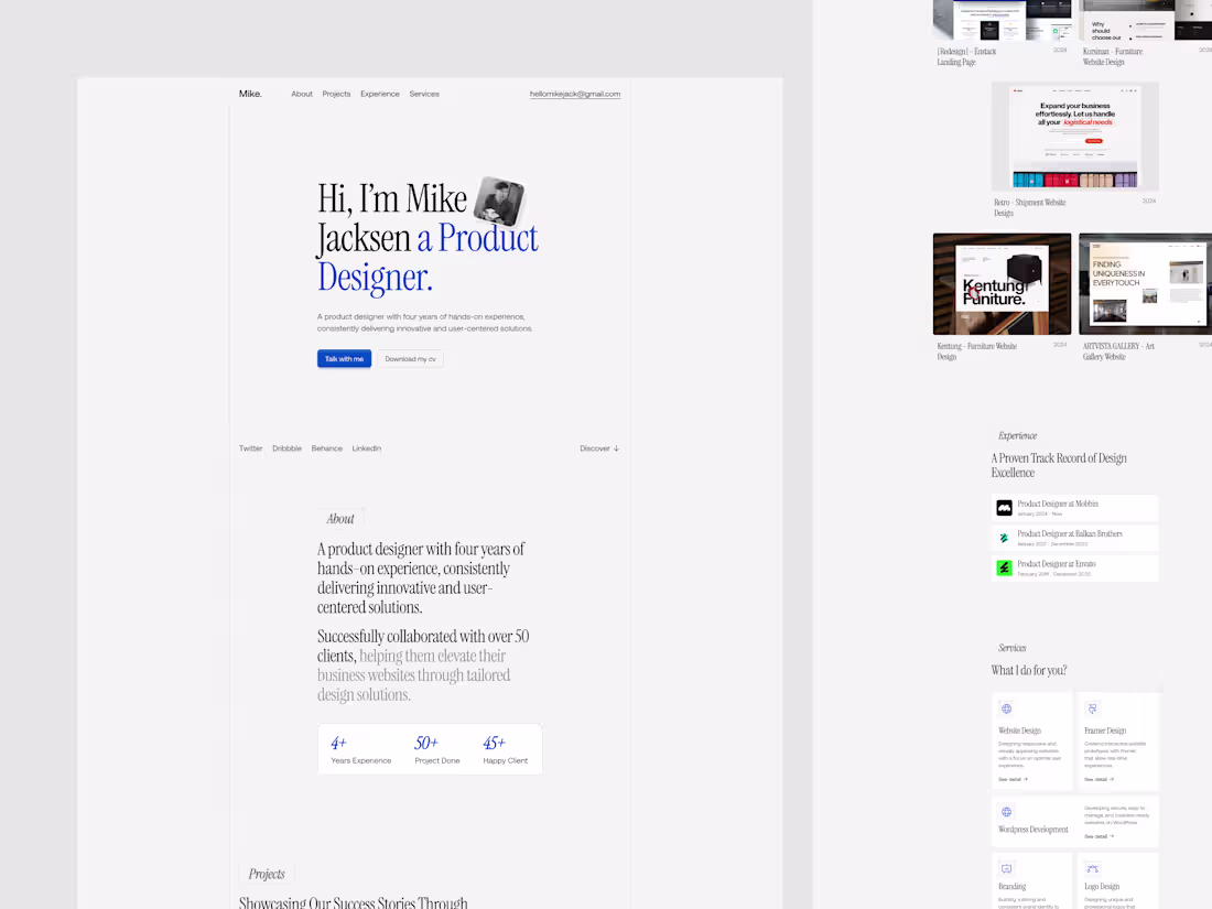 Cover image for Personal Portfolio Website Design