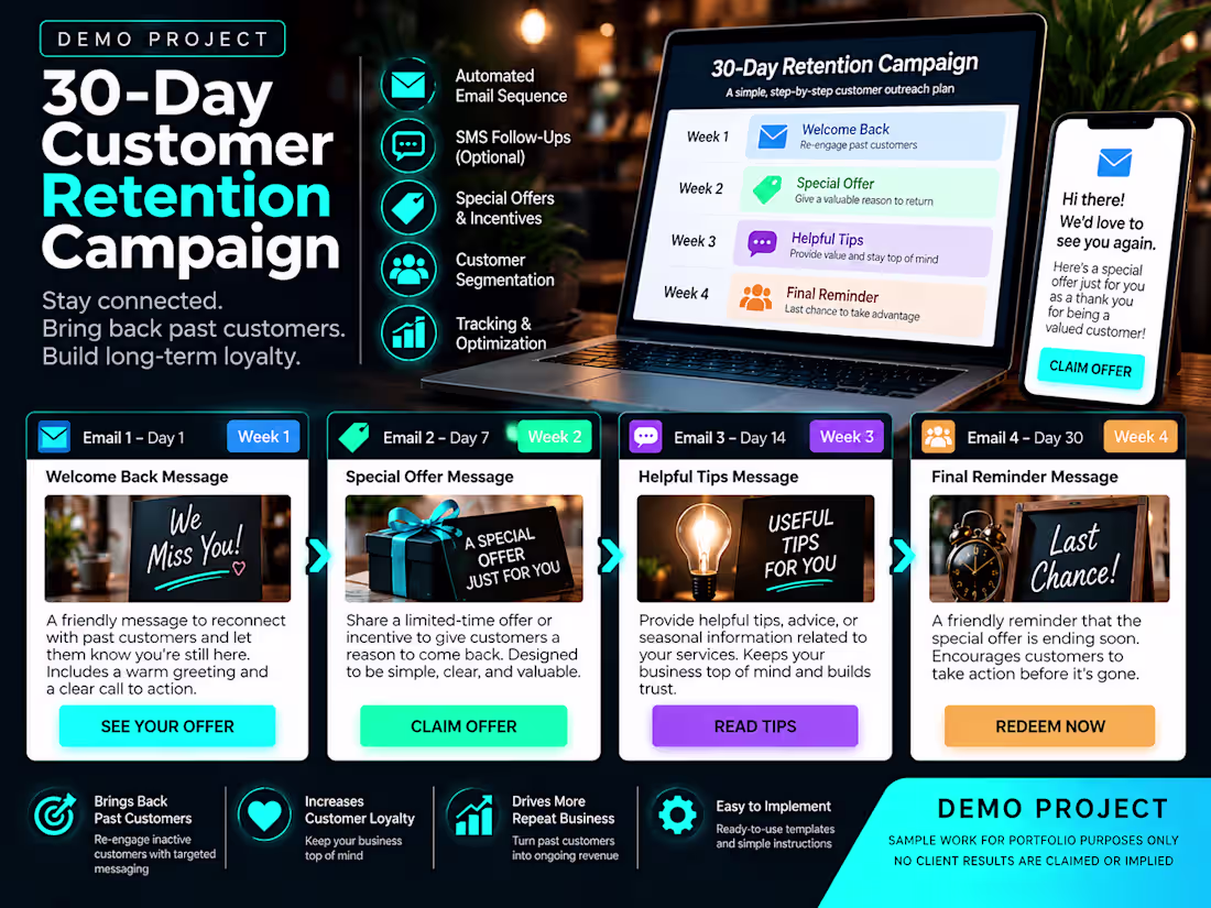 Cover image for 30-Day "Come Back" Content Plan