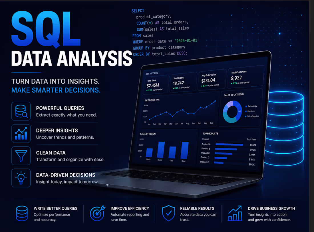 Cover image for SQL Data Analysis & Business Insights