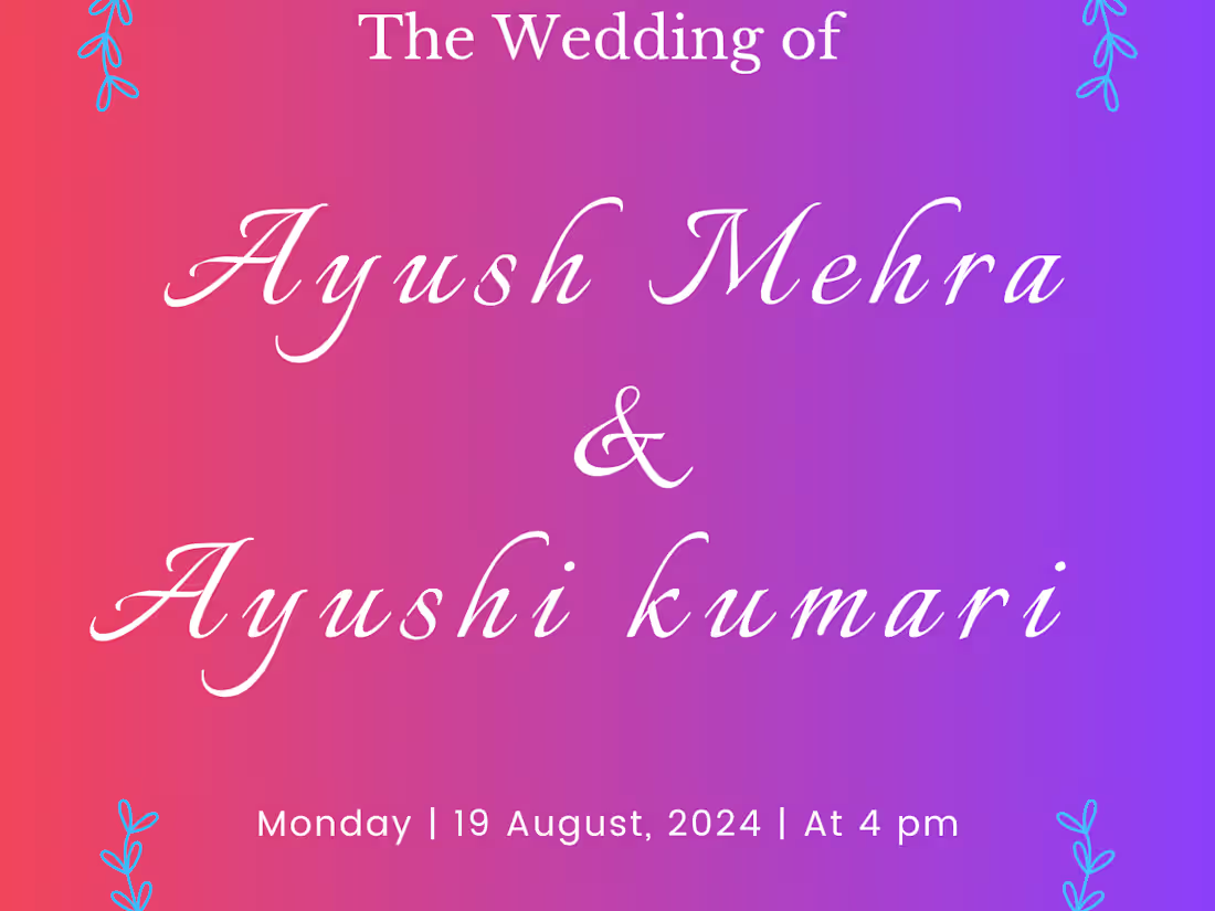 Cover image for Wedding Card