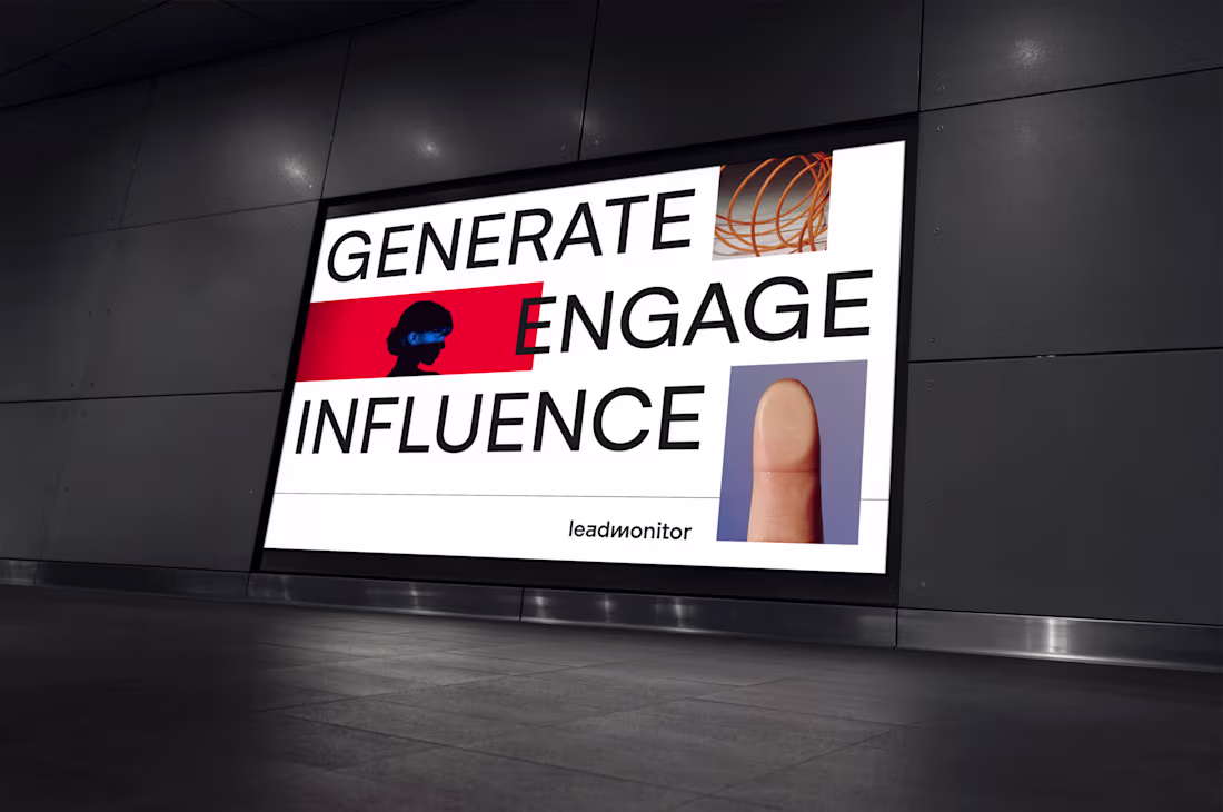 Cover image for Leadmonitor AI - Brand & Web Design