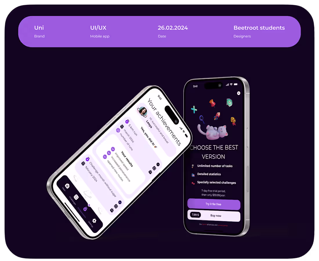 Cover image for UNI. Planner Mobile App Design :: Behance