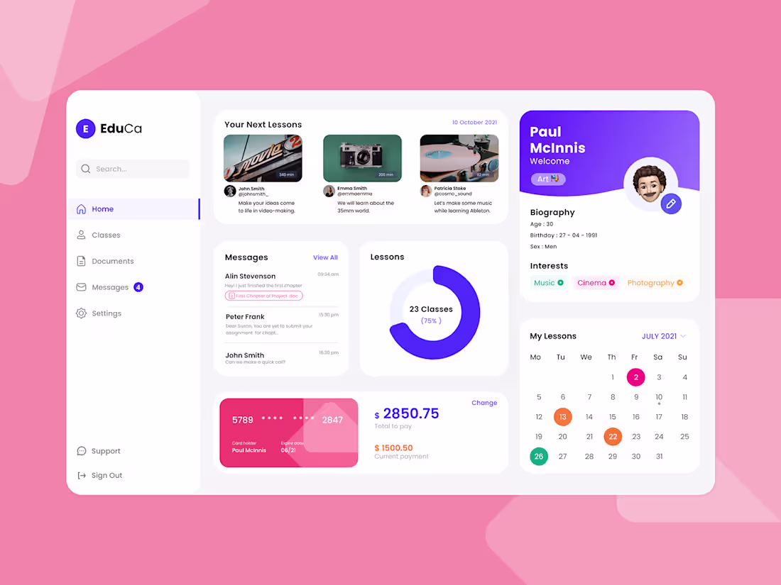 Cover image for EduCa on Behance