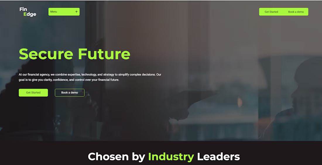 Cover image for FineEdge is a professional financial