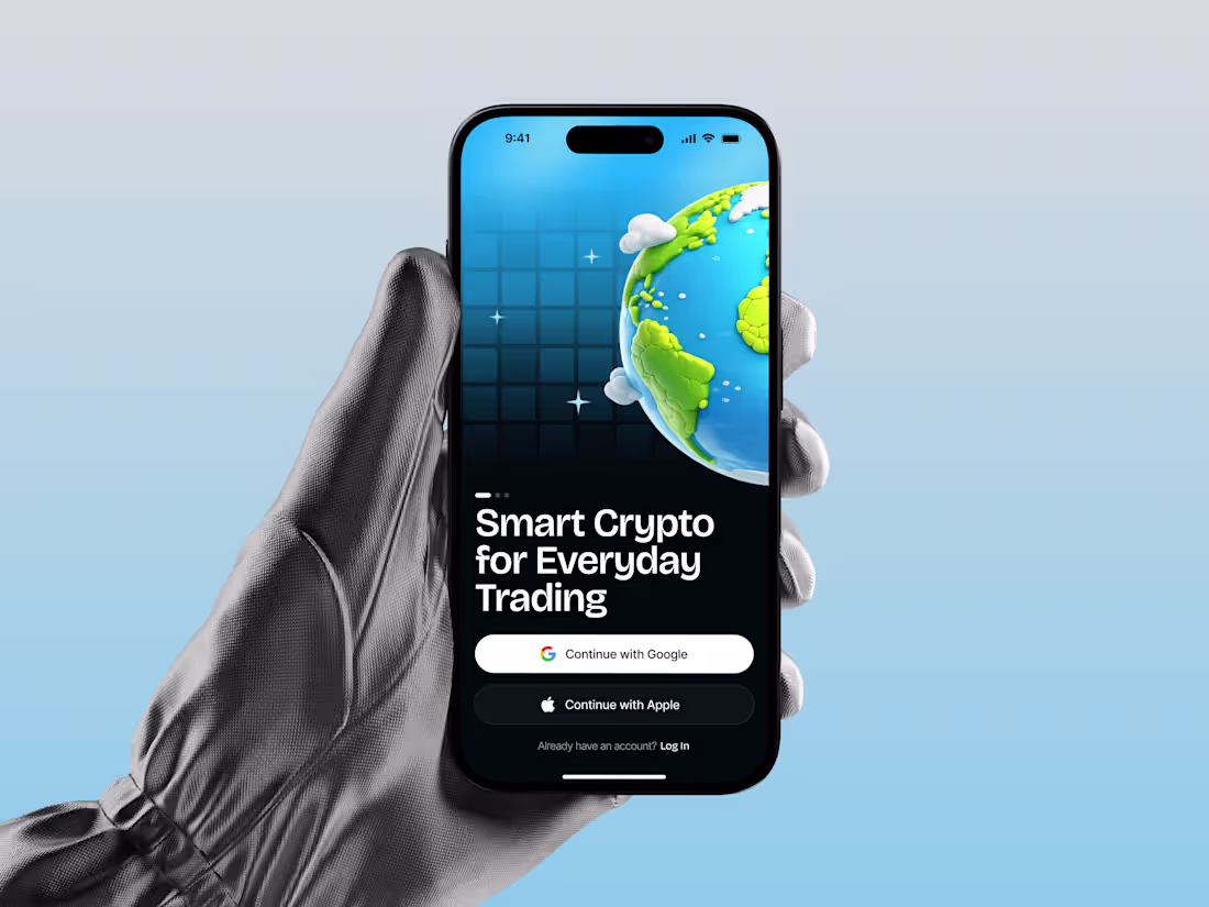 Cover image for Crypto App Onboarding Screen😏