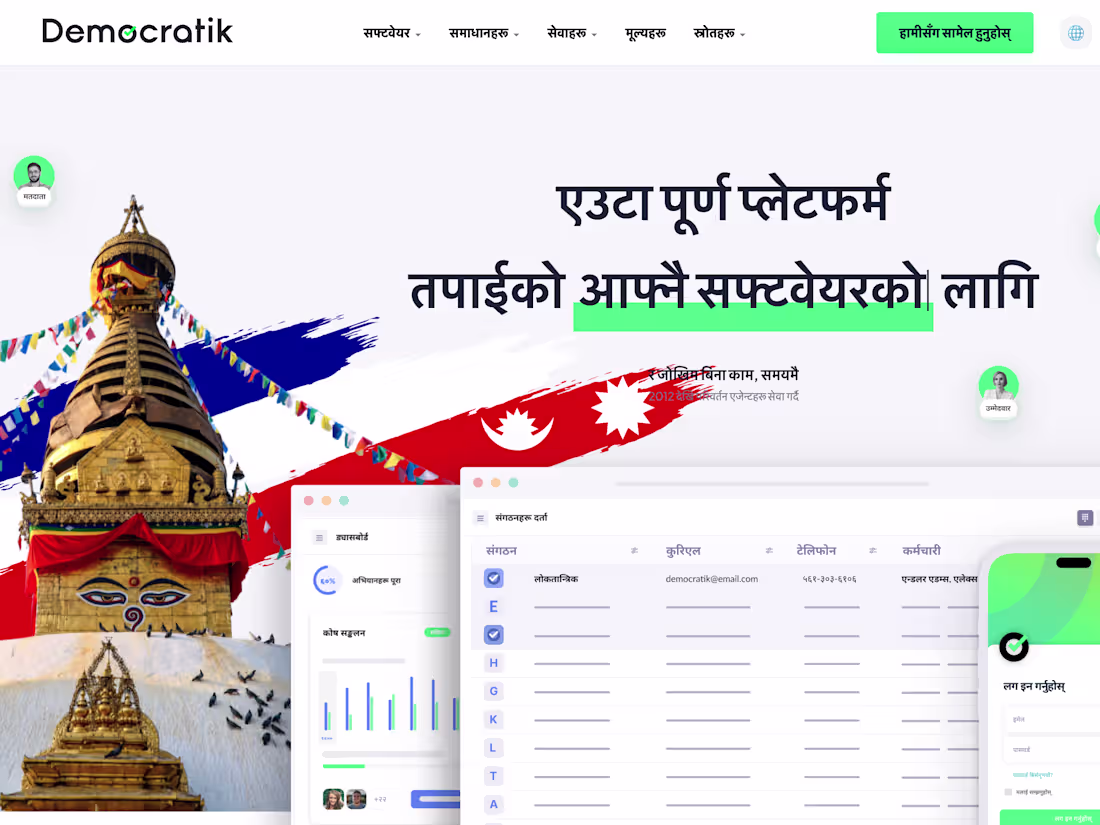 Cover image for Democratik Marketing website