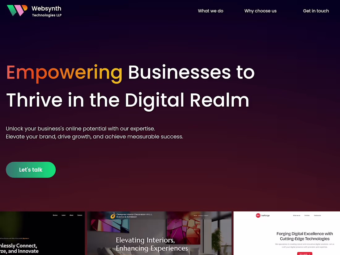 Cover image for Websyth Technologies