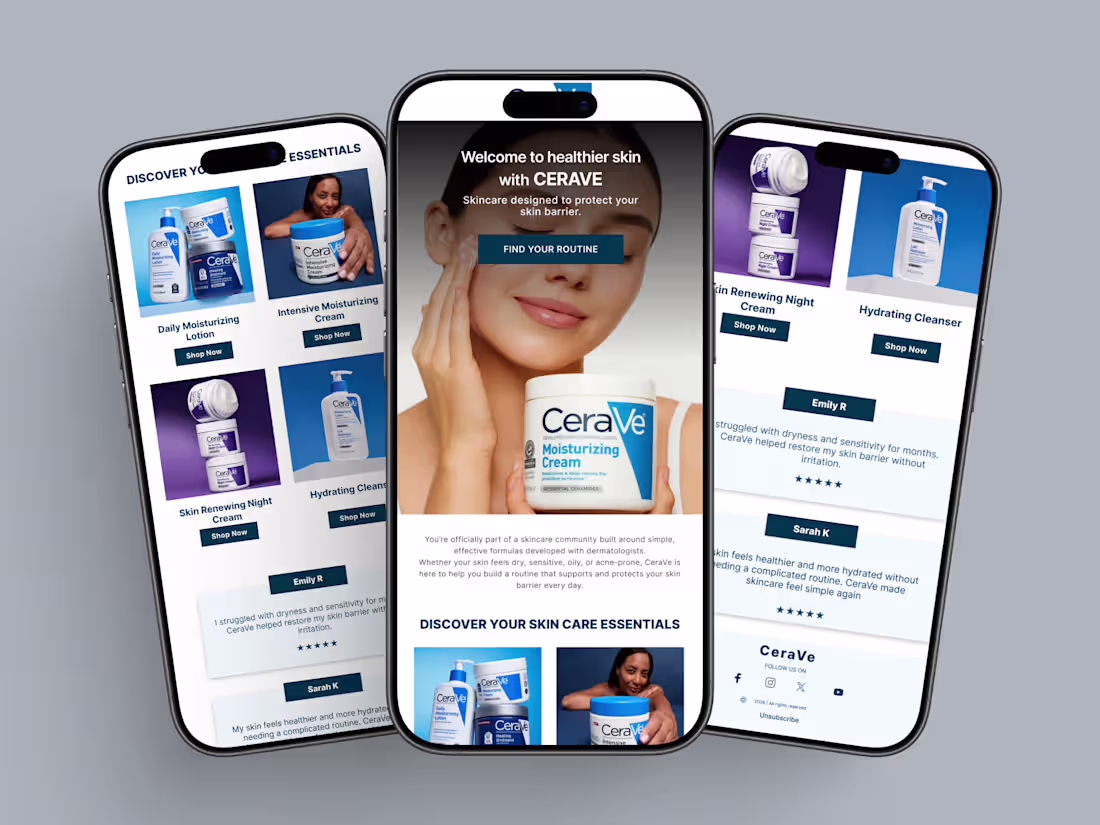 Cover image for Luxury skincare deserves luxury email