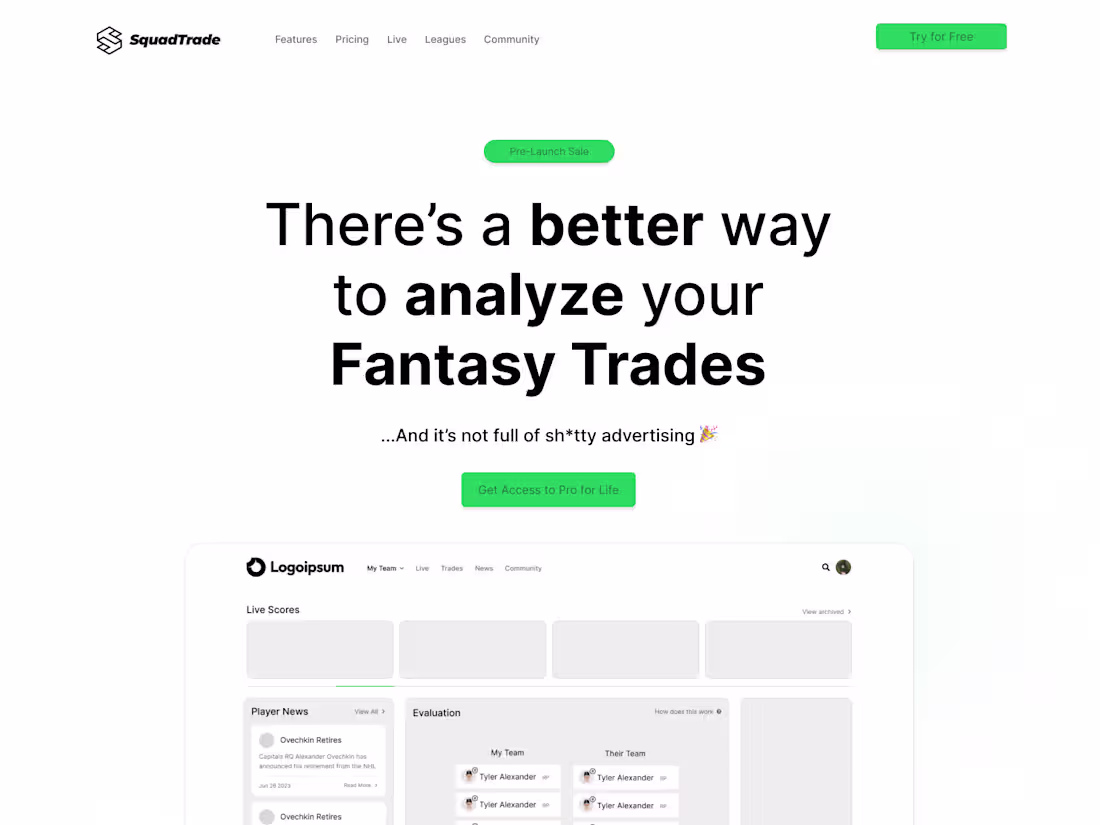 Cover image for SquadTrade - Product Design & Framer Development