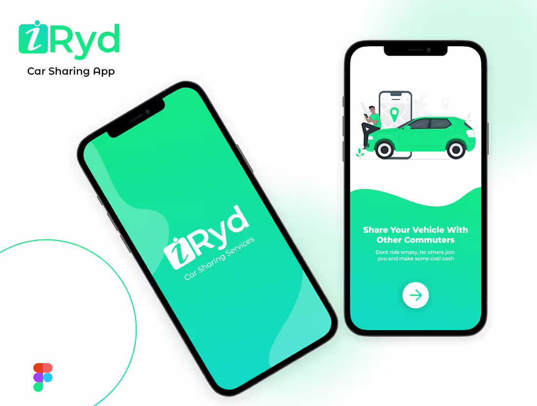 Cover image for iRyd Car Sharing App