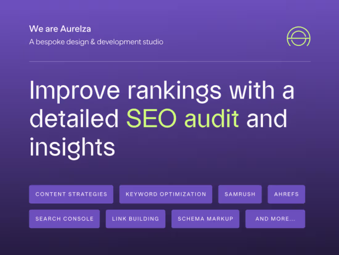 Cover image for Comprehensive SEO Audit