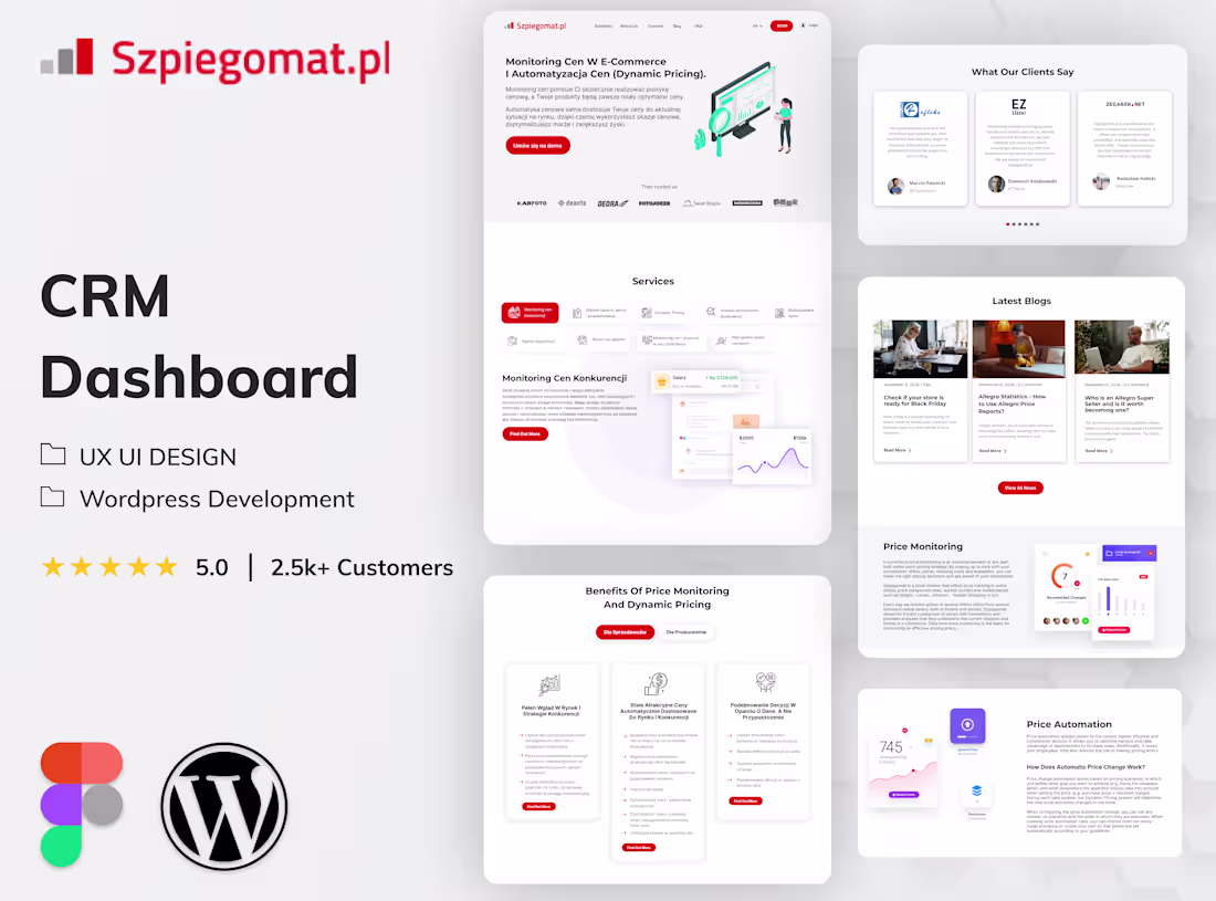 Cover image for CRM Dashboard Design & Development