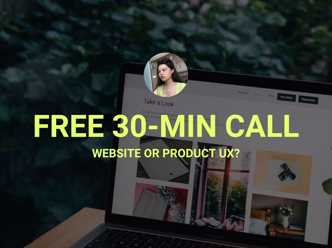 Cover image for Free 30-Min Discovery Call — Website or Product UX?