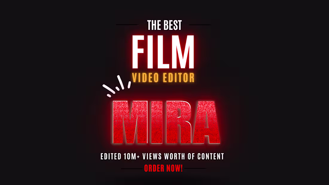 Cover image for Video Editor & Creative Director