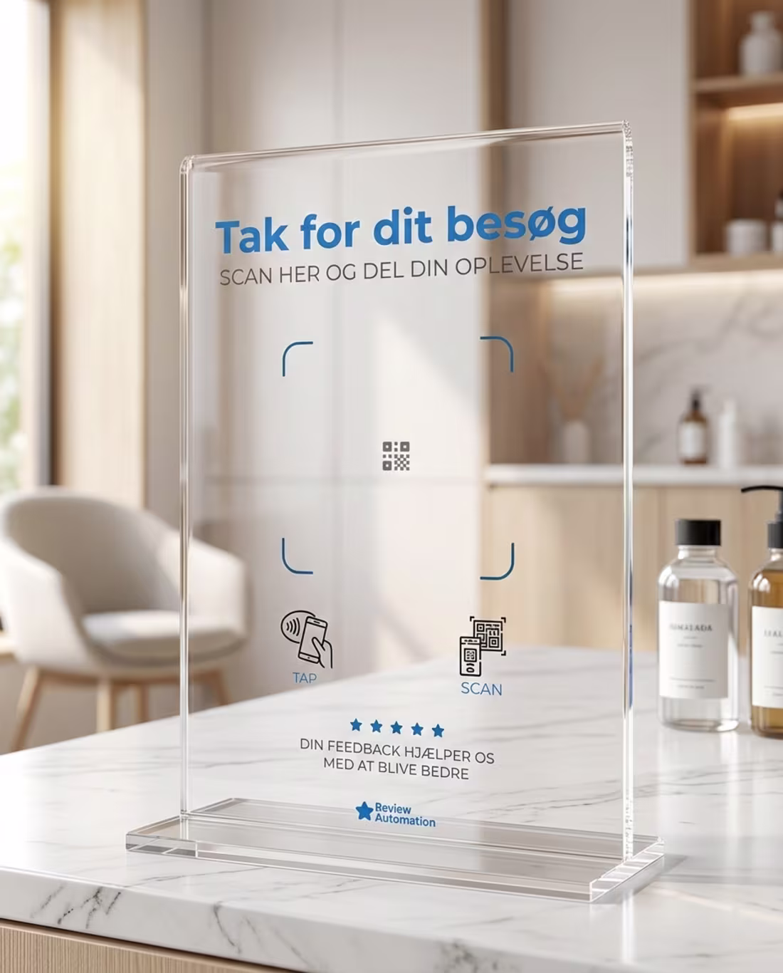Cover image for Premium NFC + QR Counter Stand Design