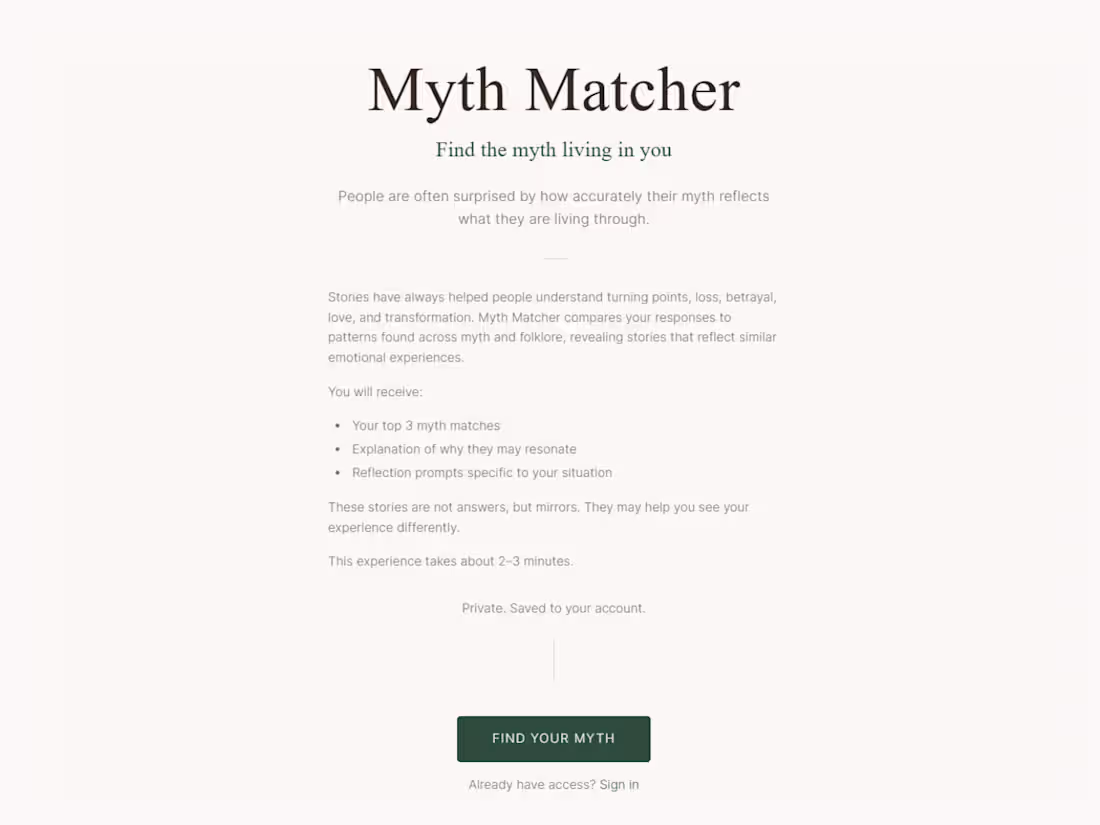Cover image for I built Myth Matcher to