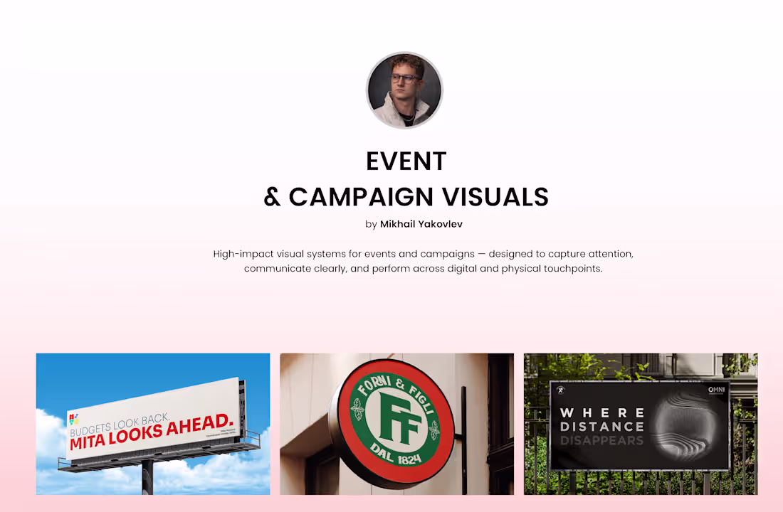Cover image for Event & Campaign Visuals