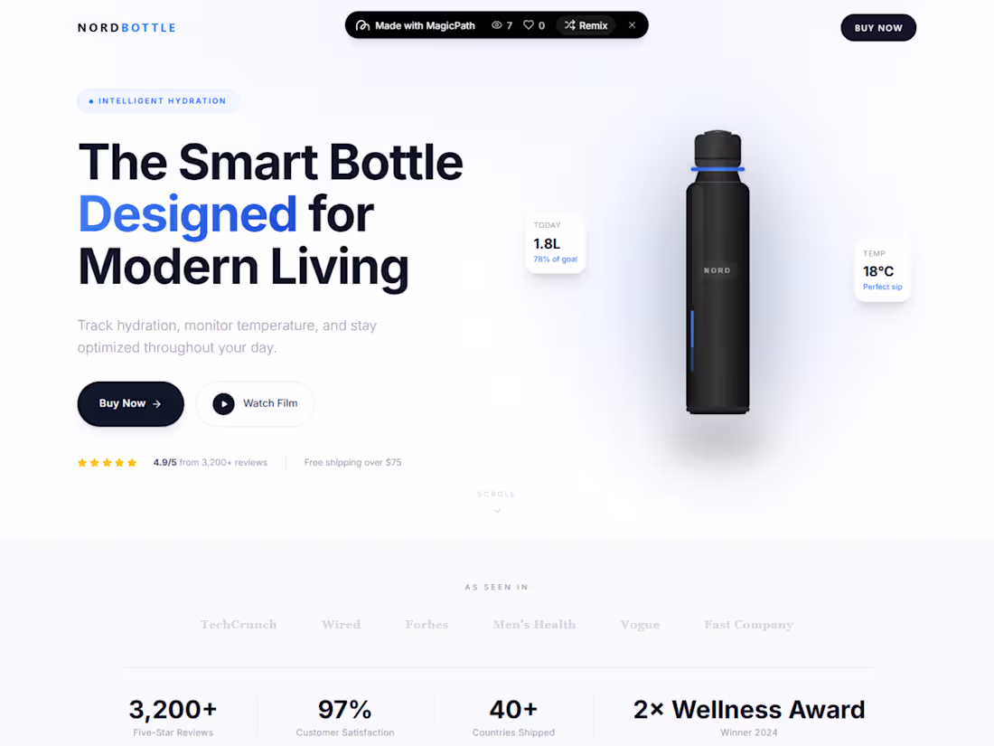 Cover image for NordBottle — Premium Ecommerce Product