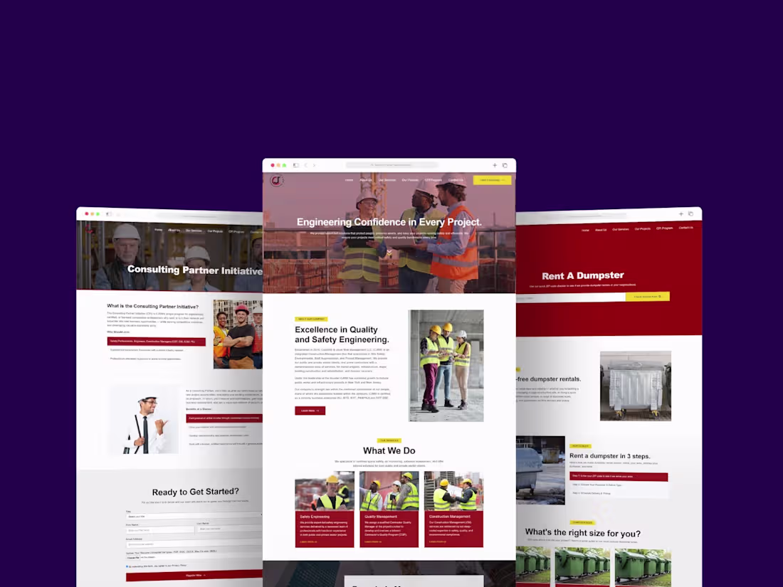 Cover image for CJRM – Construction Risk & Safety Engineering Website (USA)