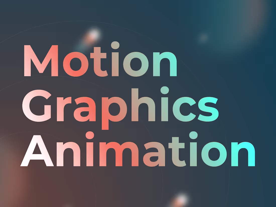 Cover image for Advance Motion Graphics Animation
