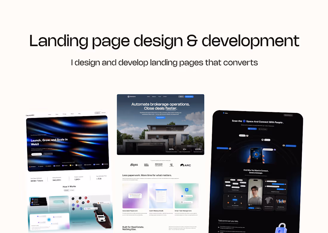Cover image for Landing Page Design & Development — Basic Package