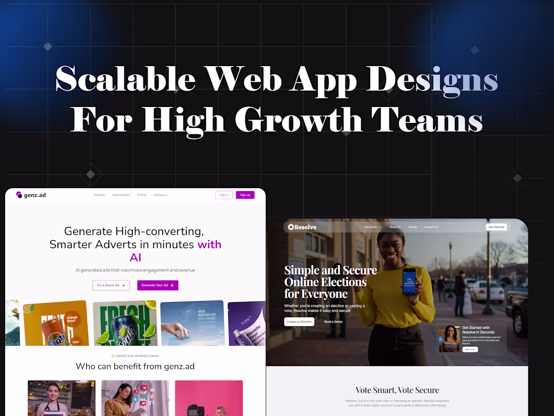 Cover image for Scalable Web App Design for High-Growth Products