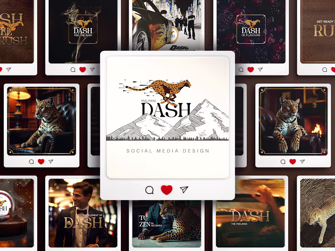 Cover image for DASH Social Media Design | Marketing Design