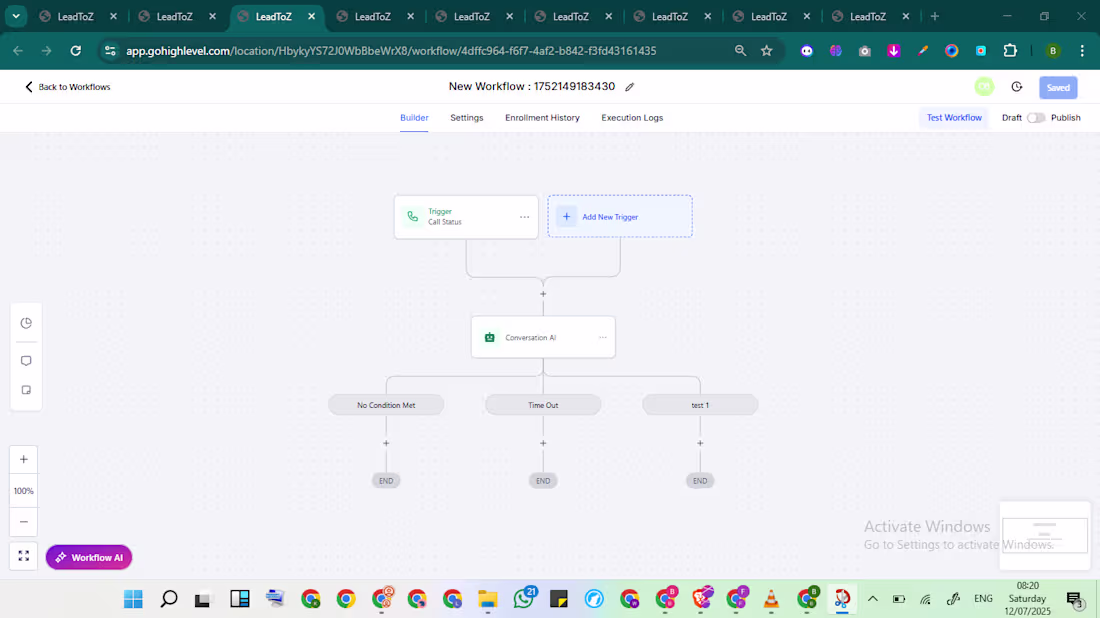 Cover image for Automated Call Handling System with GoHighLevel