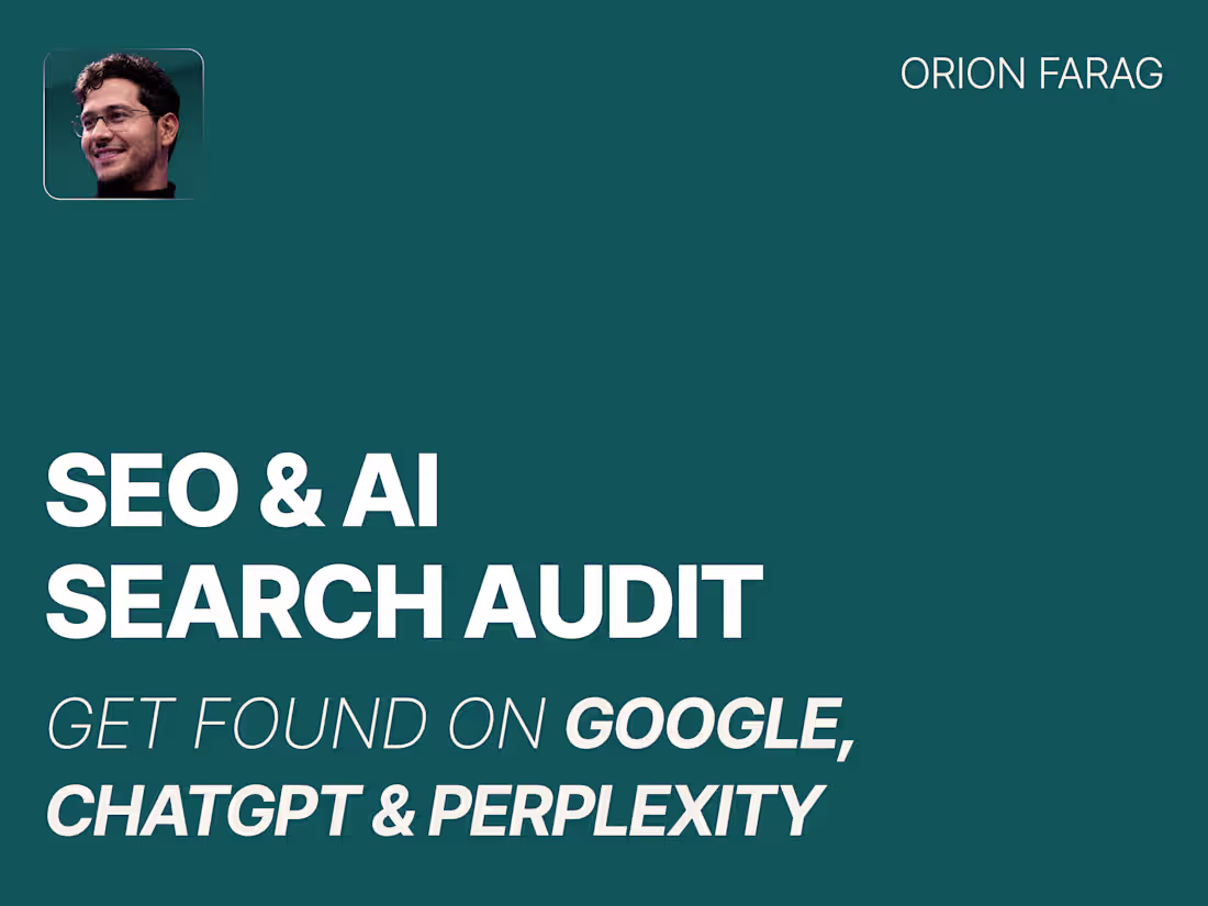 Cover image for SEO & AI Search Audit: Get Found on Google, ChatGPT & Perplexity