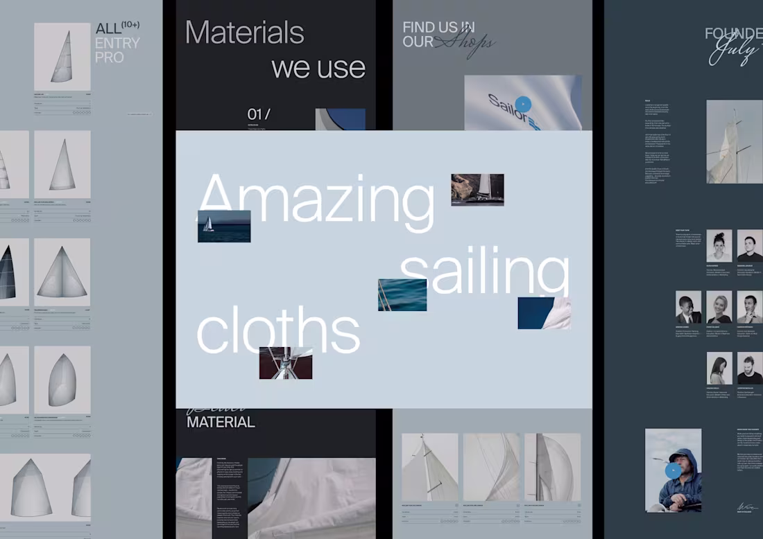 Cover image for Sailor Website design