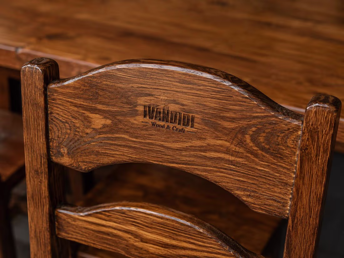 Cover image for Brand logo on a handmade chair