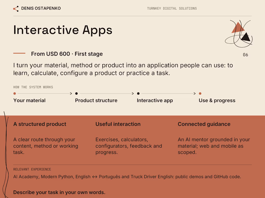 Cover image for Interactive Apps