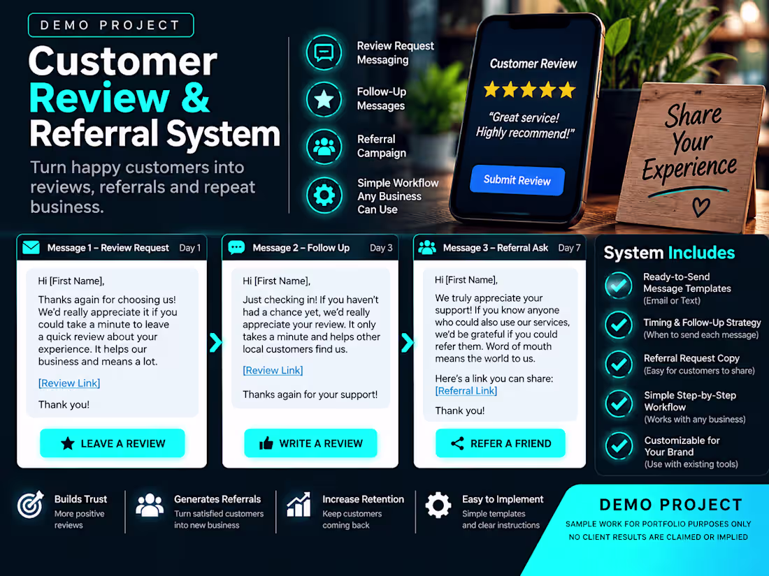 Cover image for Self-Directed Demo of a Respectful Review and Referral Process