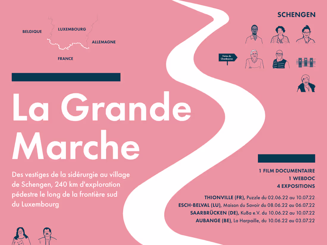 Cover image for 'La Grande Marche' Brand and Web Design
